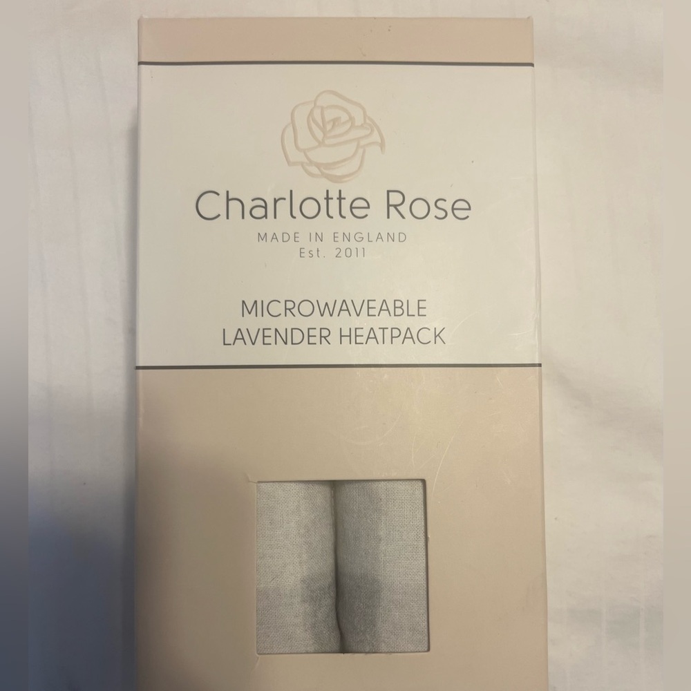 Charlotte Rose Lavender Heatpack Microwaveable New in box